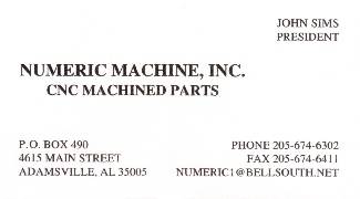 Numeric Machine, Inc.