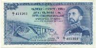 Ethiopian $50 Note Front