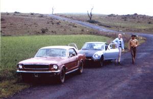 John Meadows 240Z and Jims Mustang